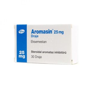 Verpackung Aromasin 25mg 30 Tabletten