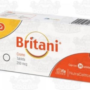 Verpackung Britani C (Chromium) 200Mcg 30 Tabletten Ifa Celtics