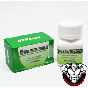 Verpackung Bvs Labs Methyltestosteron 25 mg 100 Tabletten