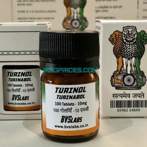 Verpackung Bvs Labs Turanabol 10 mg 100 Tabletten