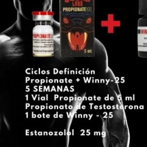 Verpackung Zyklusdefinition Propionat + Winny-25 Cobra Labs (kostenloser Versand)