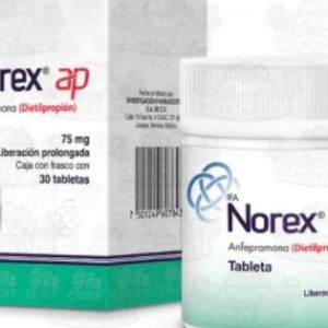 Verpackung Norex Ap 75 mg (Amphepramon) 30 Tabletten Ifa Celtics