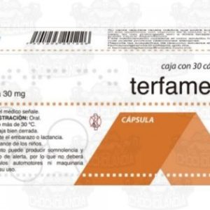 Verpackung Terfamex 30 mg / 30 Kapseln Medix